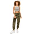 thumbnail image 4 of Cali1850 Women's Minky Joggers Sweatpants Bungee with Elastic Drawstring Waistband Soft Comfy Fuzzy Pants with Pockets, 4 of 7