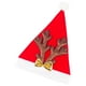 thumbnail image 2 of Gorro navideño de dibujos animados, con lazo, ideal para decorar la cabeza y como accesorio para fotos. Marrón, 2 of 6