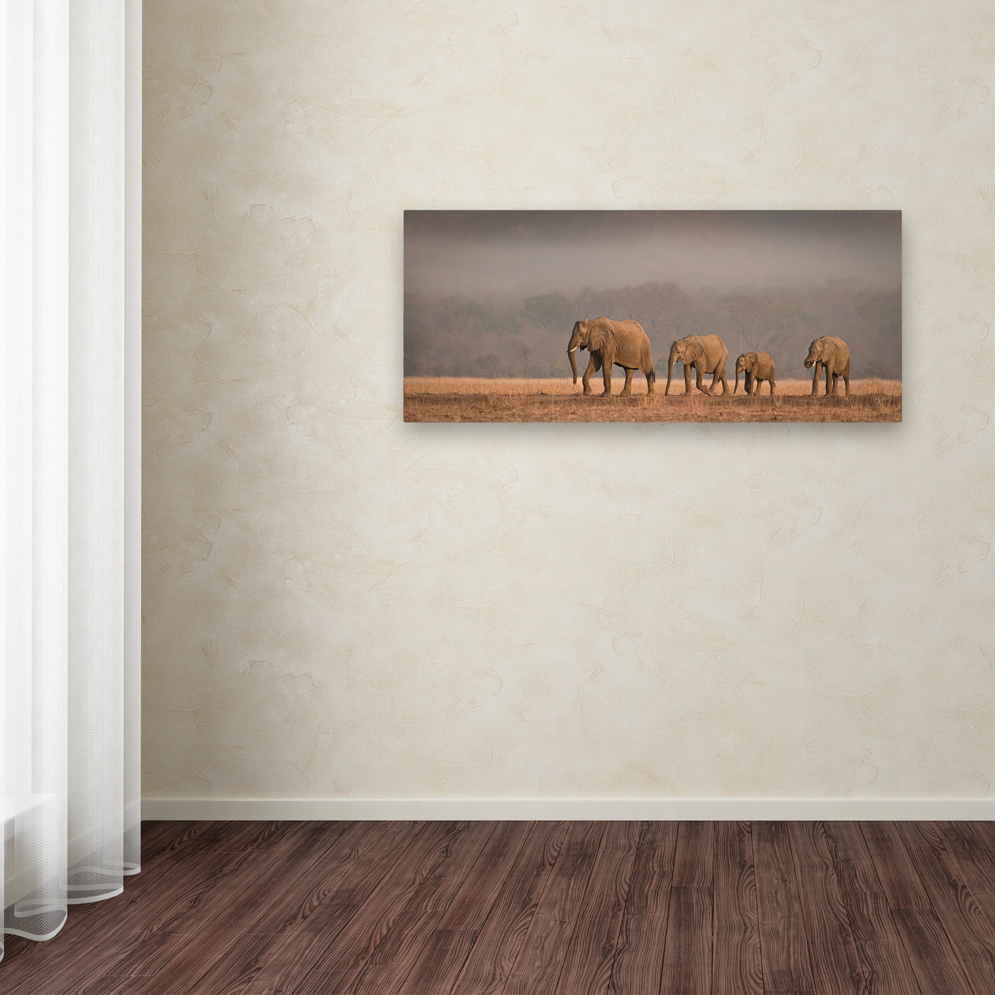Trademark Fine Art 'Family Outing' Canvas Art by Peter O'Hara