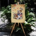 thumbnail image 4 of English Bulldog Celebrates Spring and Enjoys a Happy Easter Vertical Matte Canvas Poster Dog Lover Gifts Idea Wall Art Home Decor - 02001, 4 of 5