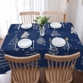 thumbnail image 5 of Christmas Minimalist Snowflakes Table Cloth Waterproof Dining Tablecloth Kitchen Decorative Party Table Cover, 5 of 6