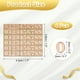 thumbnail image 2 of 4 Hojas de Calcomanías de Números 0.18" Calcomanías de Números Mini 3D Autoadhesivas de Aleación (Oro Rosa), 2 of 7