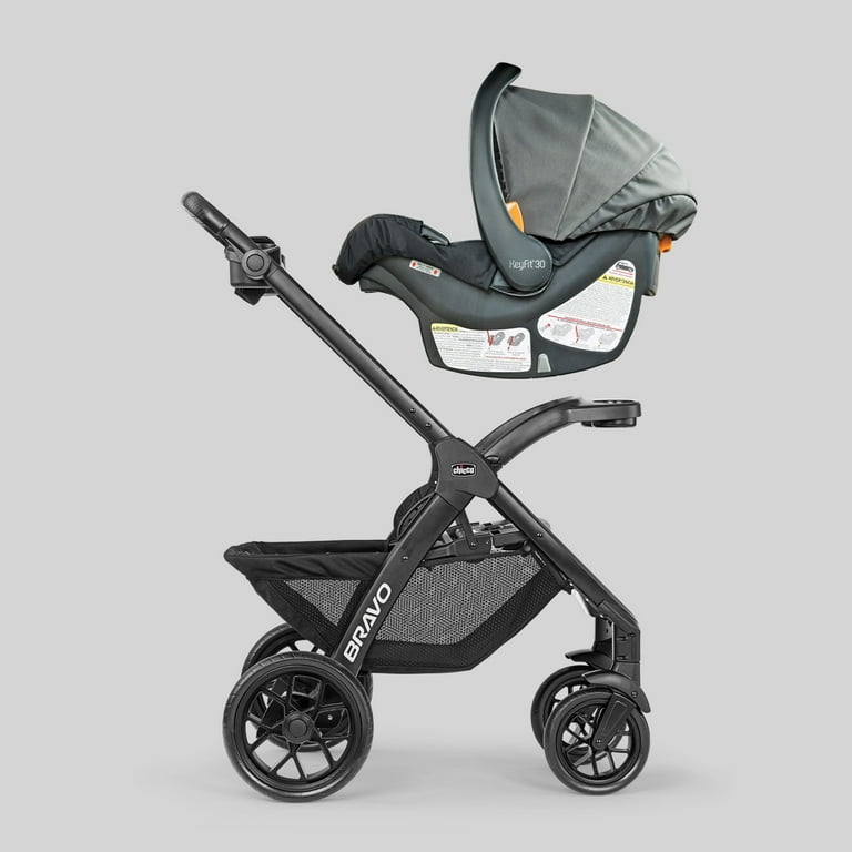 Chicco Bravo LE ClearTex Quick Fold Stroller Pewter Grey New