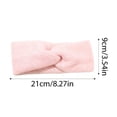 thumbnail image 2 of Lunxisen 4 Pcs Twisted Knit Headbands Winter Knotted Head Wraps Fuzzy Lined Headband Thick Crochet Turban Ear Warmer Elastic Hair Band Accessories for Women, 2 of 8