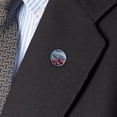 thumbnail image 3 of Superman Fortress of Solitude Metal 0.75" Lapel Hat Pin Tie Tack Pinback, 3 of 6
