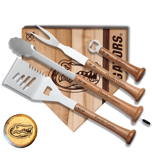 Baseball BBQ  Florida Gators 12" Grand Slam Combo Set
