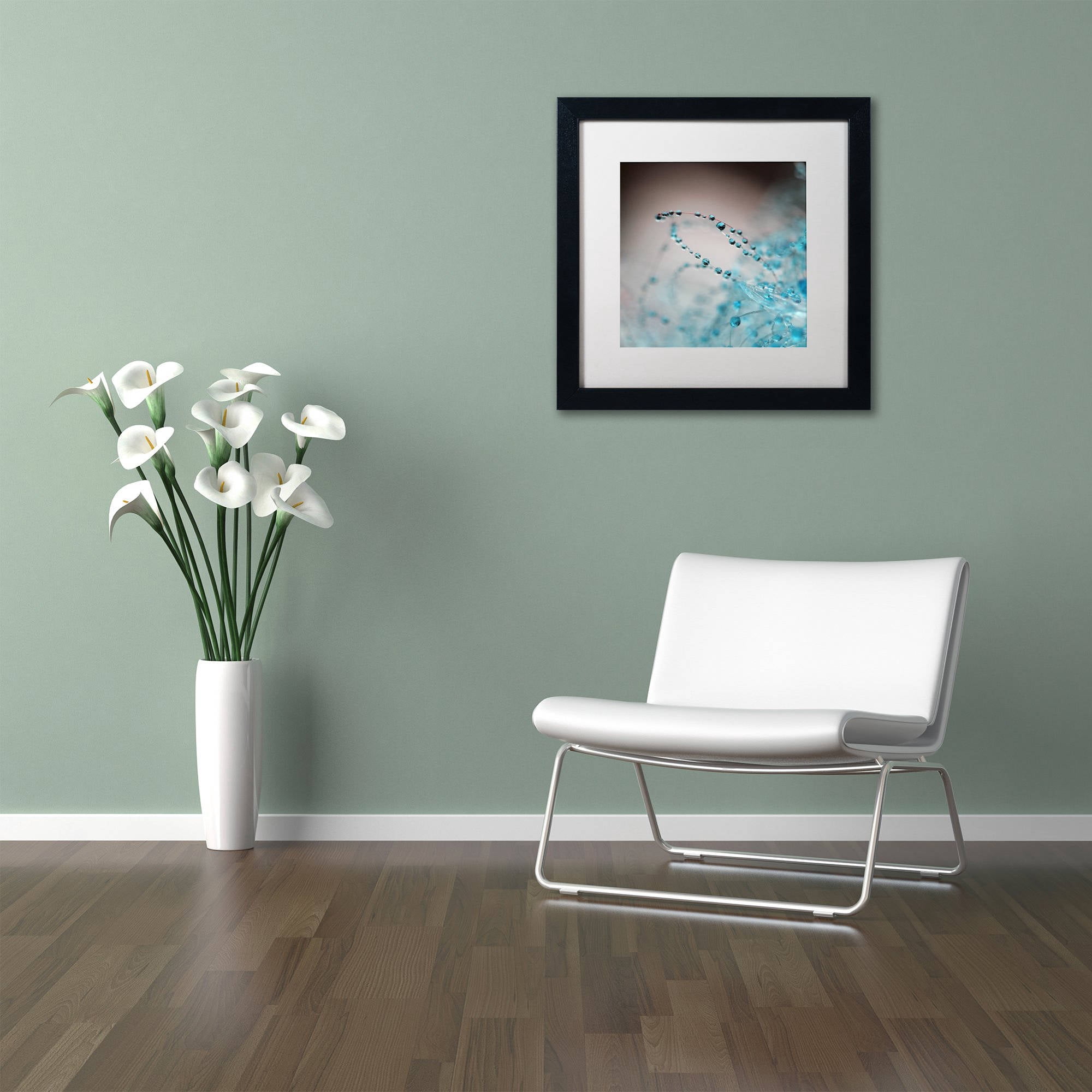 Trademark Fine Art "The Last Dance" Canvas Art by Beata Czyzowska Young, White Matte, Black Frame