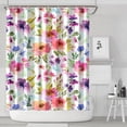 thumbnail image 2 of Waterproof Pioneer Shower Curtain 72x84 Inch Polyester Unique Cute Floral Shower Curtain for Bathroom Hotel Home Decor with 12 Plastic Hooks, 2 of 5