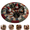 D#043, variant on Christmas 3D Illusion Round Rug, 2026 New Gnome Printed Optical Illusion Carpet, Soft Circular Holiday Floor Mat for Xmas Party C