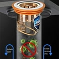 thumbnail image 4 of Universal Stainless Steel Floor Drain Filter Cartridge Bathroom Balcony Sewer Odor Prevention Replacement Core, 4 of 7