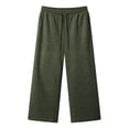 thumbnail image 7 of Men's Casual Baggy Sweatpants Elastic Drawstring Waist Wide Leg Lounge Pants Streetwear with Pockets,3XL, 7 of 7