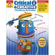 Evan-Moor Critical and Creative Thinking Activities Book, Grade 6+
