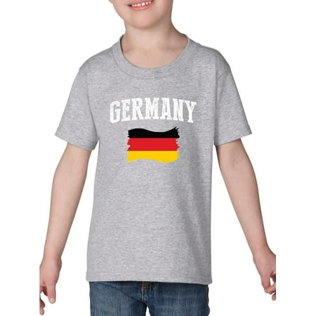Germany Heavy Cotton Toddler Kids T-Shirt Tee Clothing