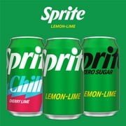 Sprite Lemon Lime Soda Soft Drinks, 12 fl oz, 20 Pack