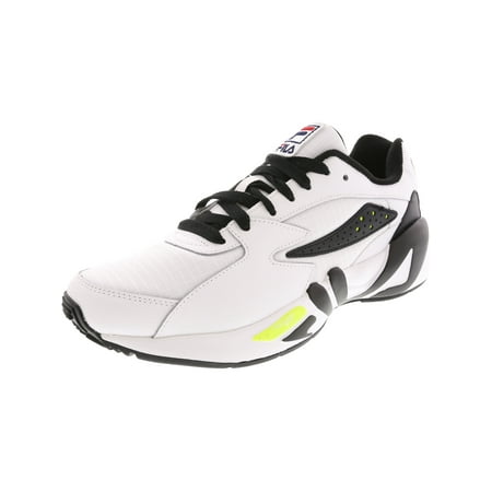 Sale Mens Black White Spectators Fila Men?s Mindblower SLV Athletic Style Casual Sneaker - 10M - White / Black / Soft Yellow ()