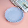 thumbnail image 7 of 1-Pack Wheat Straw Plates 8.75" Unbreakable Dishwasher Safe Eco-Friendly Tableware, Assorted Colors, 7 of 7