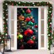 thumbnail image 4 of Tapiz decorativo para puerta con árbol de Navidad, cortina para puerta, tapiz para puerta, decoración para fiestas navideñas, 4 of 7