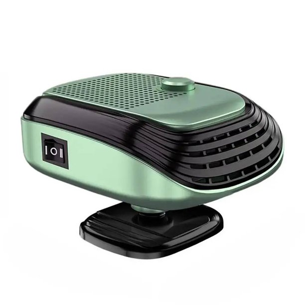 Desempañador Ventilador Calefacción Eléctrico Portátil Calentador Automóvil (24 V) Verde