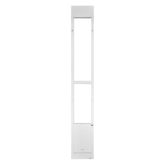 CAFORKP Adjustable Dog Door for Sliding Glass Door (91-96" H)