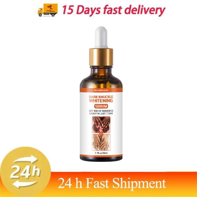 Suero blanqueador rápido para nudillos oscuros, Corrector de melanina para nudillos de manos, producto eliminador de manchas intensas para el cuidado de la piel negra, 50ml