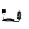 Gomadic Intelligent Compact Car / Auto DC Charger suitable for the Sierra Wireless AirCard W801 Mobile Hotspot - 2A / 10W power at half the size. Uses