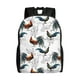 thumbnail image 1 of Fotbe Cool Chicken Mochila de Viaje para Laptop, Mochila Ejecutiva Delgada y Resistente 15.6", 1 of 8