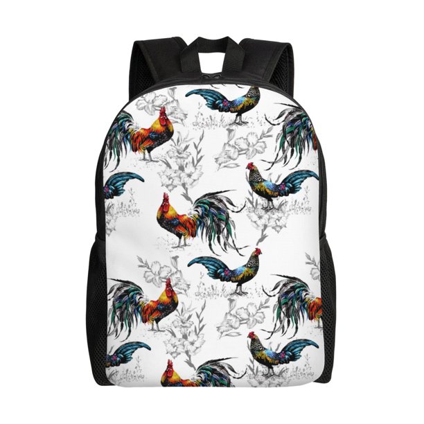 Fotbe Cool Chicken Mochila de Viaje para Laptop, Mochila Ejecutiva Delgada y Resistente 15.6"