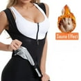 thumbnail image 5 of Clearance!Fashion Sweat Body Shaper Women Workout Slimming Tank Top PU Sauna Vest for weight loss, 5 of 10