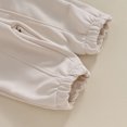 thumbnail image 7 of Okbabeha Toddler Boys Spring Fall Winter Outfits Solid Color Crew Neck Long Sleeve Sweatshirts and Long Pants 2Pcs Clothes Set, 7 of 7