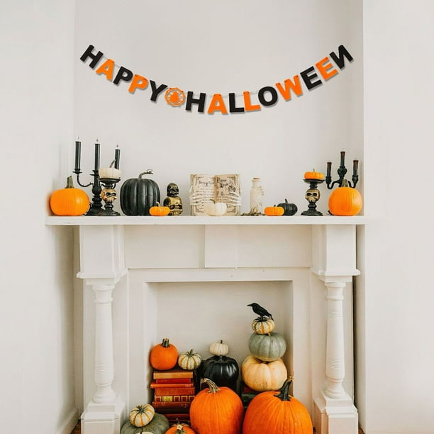 Halloween Party Flag Decoration Shopping Mall Window Background Flag