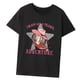 thumbnail image 4 of Camiseta para mujer Clásico Ajuste regular Cuello redondo Trajes Ropa Casual Cuello redondo SG, 4 of 8