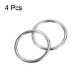 thumbnail image 3 of 304 Stainless Steel O Rings, 4 Pack 60mm Outer Dia. 5mm Thick Welded O-rings, 3 of 6