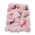 thumbnail image 3 of ToppiJoy Pink Flower Wall Panels Set of 12, Artificial Dahlia and Rose Backdrop, Silk Floral Decorations for Wedding, Party, and Event, 3 of 11
