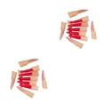 thumbnail image 3 of Injueey 10 uñas de dedo de fantasmas, fáciles de usar y quitar, uñas postizas para un aspecto inquietantemente hermoso, regalo de uñas uña roja (8*2 cm) 2Conjunto, 3 of 6