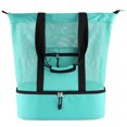 thumbnail image 1 of Insulated Soft Beach Cooler with Adjustable/waterproof and Zipper Close, green, 1 of 7