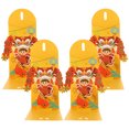 thumbnail image 1 of Miangastore 4 Pcs Enveloppes Rouges et Dorées Nouvel An Lunaire Dragon avec Design 3D, 1 of 8