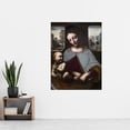 thumbnail image 2 of Leonardo Da Vinci Virgin And Child Painting Extra Large XL Wall Art Poster Print, 2 of 3
