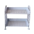 thumbnail image 6 of Desktop Organizer Makeup Storage Rack Mini Desk Dormitory Folding Shelf S Tide X6T2, 6 of 8