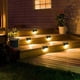 thumbnail image 3 of Lámpara Solar LED para escaleras, luces de jardín al aire libre IP65, luces solares impermeables para camino, Patio, escalones, valla, decoración de balcón, 3 of 4