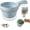 A, variant on Small Dual Layer Draining Basket, Plastic Fruit Colander Strainer for Vegetables Berries Grapes