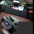 thumbnail image 4 of MERIGLARE Car Seat Organizer Storage Box Side Pocket With Cup Hoder Black, 4 of 9