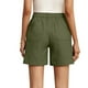 thumbnail image 3 of MKLEKYY Pijama Corto Para Mujer, Pantalones Cortos Cargo Holgados E Informales Con Cintura Elástica, Corte Relajado Y 6 Bolsillos., 3 of 4