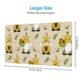 thumbnail image 3 of Kdxio Gnomes Bees And Sunflowers Print Large Gaming Mouse Pad,Non-Slip Base,Water Resist Keyboard Pad for Gamer,Office & Home,29.5 x 15.8 in, 3 of 9