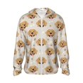 thumbnail image 1 of Daiia Labrador Retriever Motif Chien UPF 50+ Veste à Capuche Protection Solaire Légère à Manches Longues pour Femmes Hommes avec Poche Randonnée Extérieur-Petit, 1 of 7