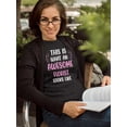 thumbnail image 2 of Awesome Florist Looks Like T-Shirt Women -Smartprints Designs, Female 5X-Large, 2 of 4