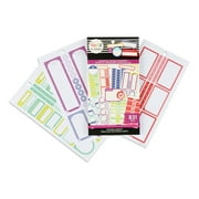 Happy Planner Sticker Pack, 30 Sheet Value, Essential Boxes & Borders, 831 Planner Stickers Total
