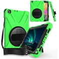 thumbnail image 1 of KIQ Galaxy Tab A 8.0 2019 Case, P200/P205 Heavy Duty Rugged Impact Drop Protection Case Screen Protector for Samsung Galaxy Tab A 8.0 SM-P200 SM-P205 [Green], 1 of 2