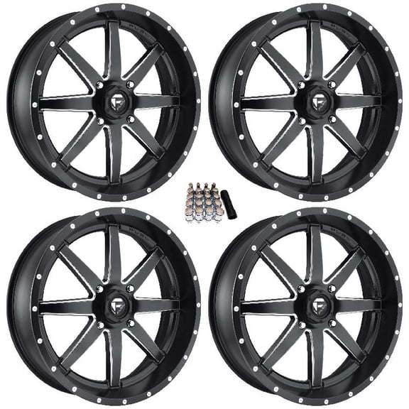 Fuel Maverick UTV Wheels Black 22" Polaris RZR 1000 XP / Ranger XP 900/1000
