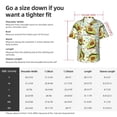 thumbnail image 6 of Lsque Avocado Doing Sport pattern Hawaiian Shirt for Men, Unisex Summer Beach Casual Short Sleeve Button Down Shirts-Small, 6 of 9