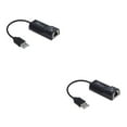 thumbnail image 2 of yingyy PC USB2 .0 Ethernet Adapter Laptop Network Card USB Lan Network Adapter USB to 10/100 Mbps black 2Set, 2 of 6